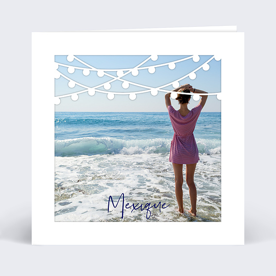 Carte Postale D�coupe Guirlande