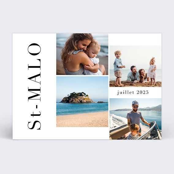 Carte postale Destination Verticale