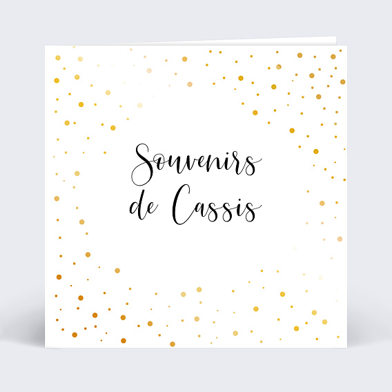 Carte Postale Dorure vacances