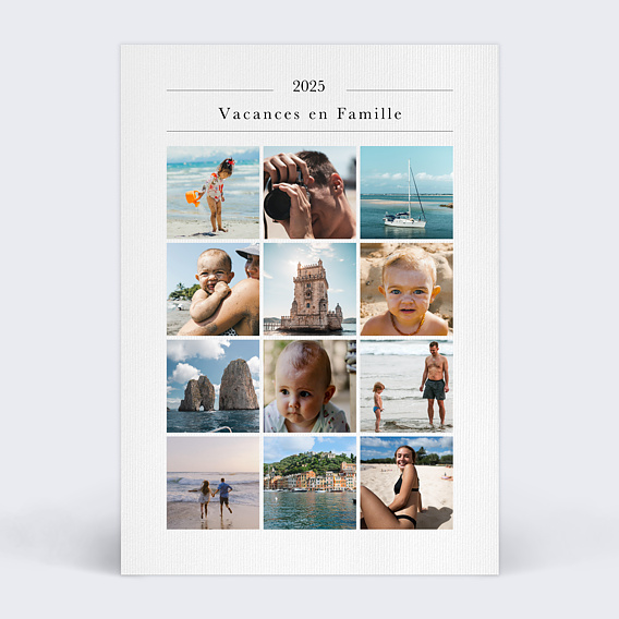 Carte postale Douze Souvenirs