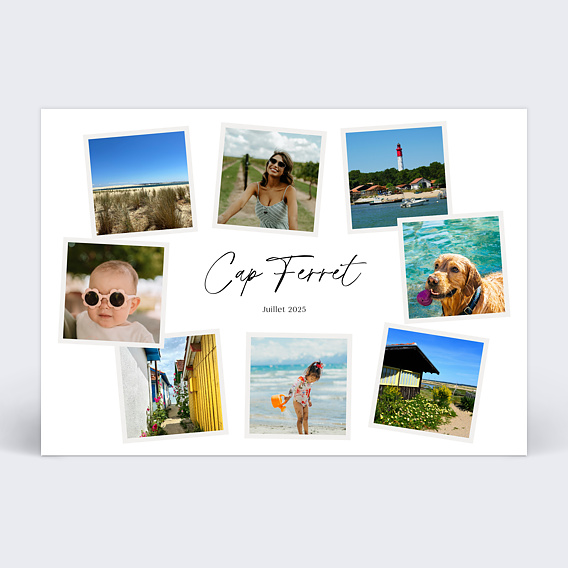 Carte postale Éclats de Photos