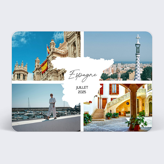 Carte postale Étiquette Espagne