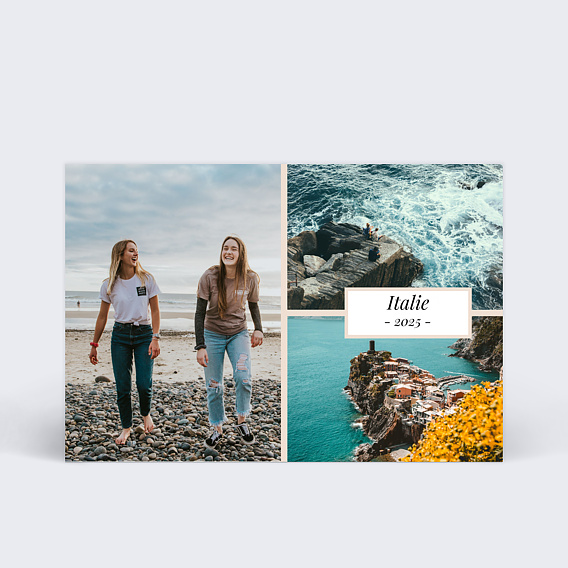 Carte Postale Etiquette poudr�e