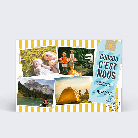 Carte Postale Etiquette vintage