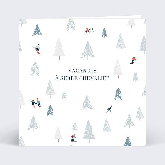 Carte postale Forêt de Sapins  