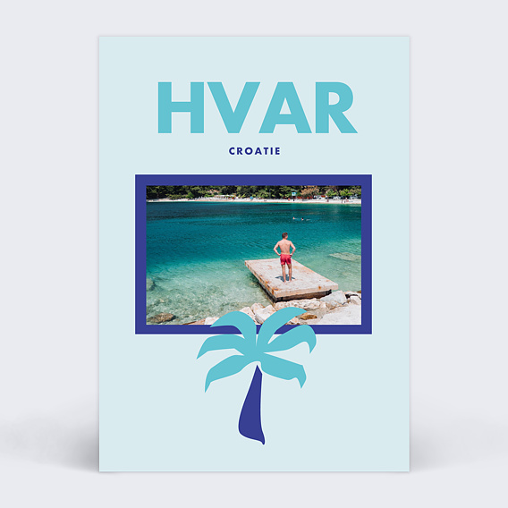 Carte postale Funky Azul