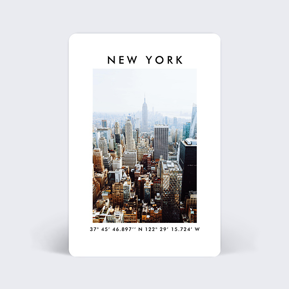 Carte postale Géolocalisation