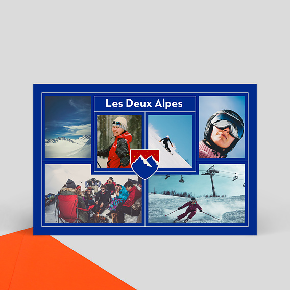 Carte Postale Hiver 90's