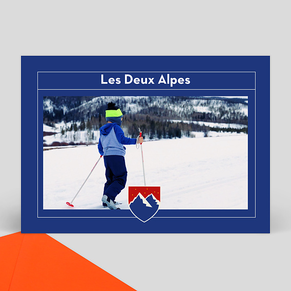 Carte Postale Hiver 90's Photo Seule