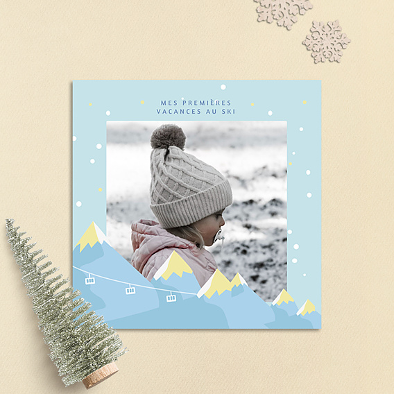 Carte Postale Hiver Enfant