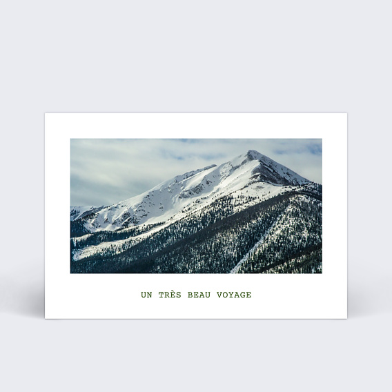 Carte Postale Hiver Montagne Vintage Popcarte