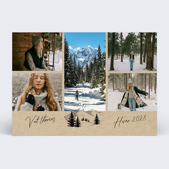 Carte Postale Idylle de Montagne