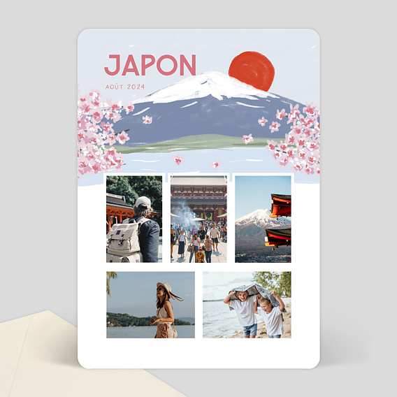 Carte Postale Japon Illustré