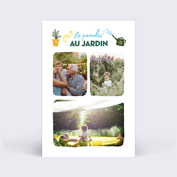 Carte Postale Jardin