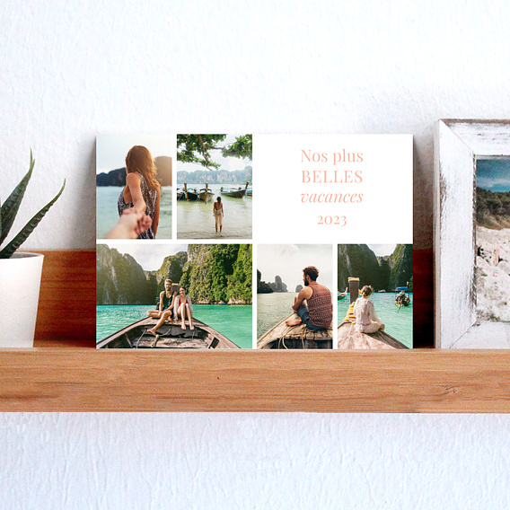 Carte postale Joli multi