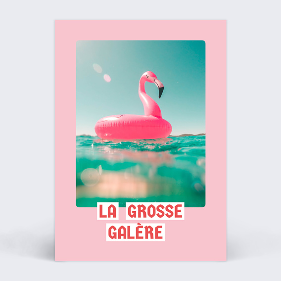 Carte postale La grosse galère