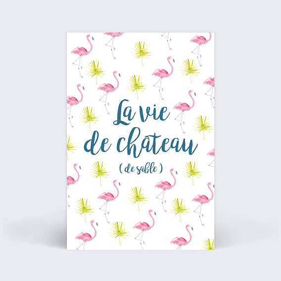 Carte Postale La vie de château