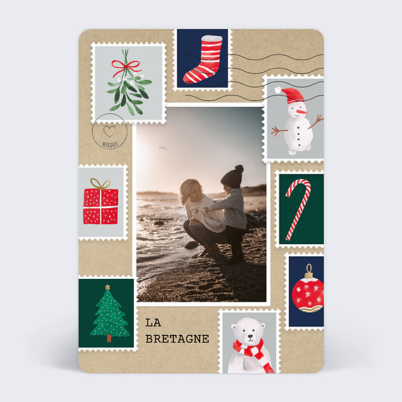 Carte postale Lettre au Père Noël