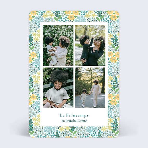 Carte postale Liberty Printemps