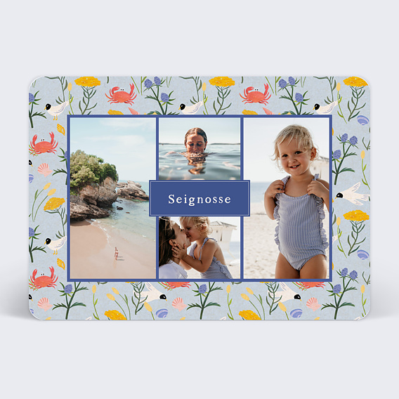 Carte postale Lila Lefranc x Popcarte - Mer