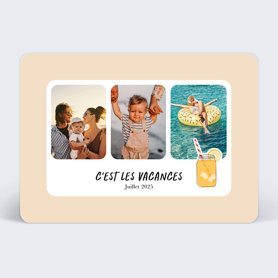 Carte postale Limonade