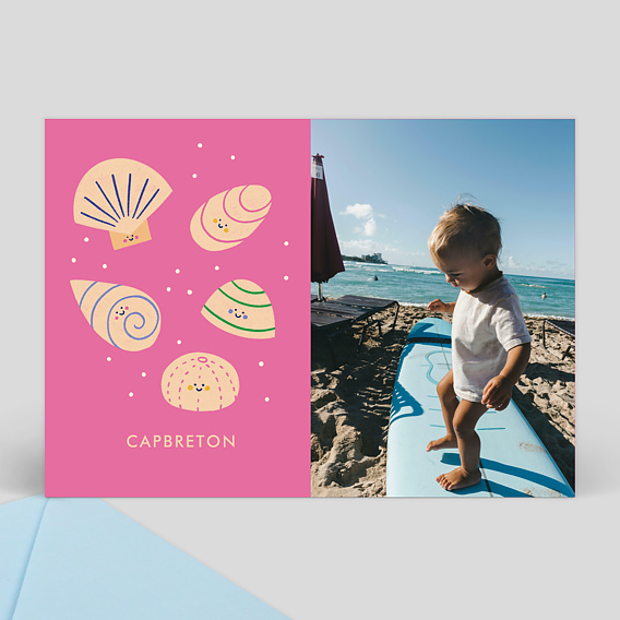 Carte Postale Marylou Chalon x Popcarte - Coquillage
