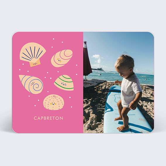 Carte postale Marylou Chalon x Popcarte - Coquillage