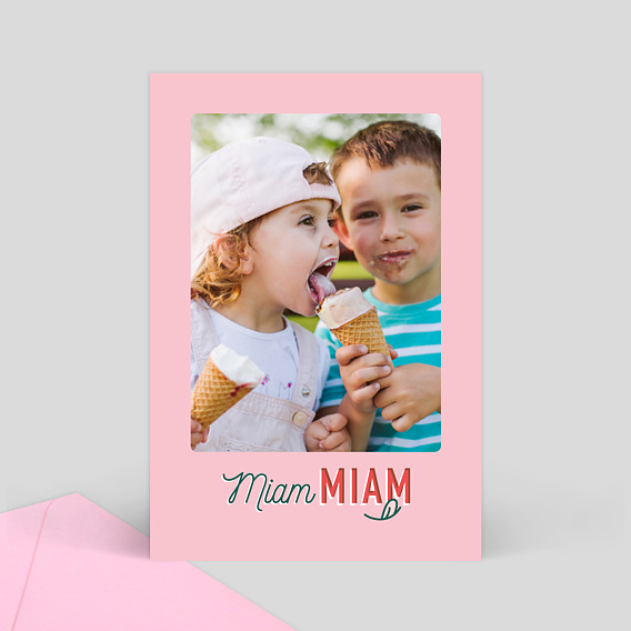 Carte Postale Miam Miam