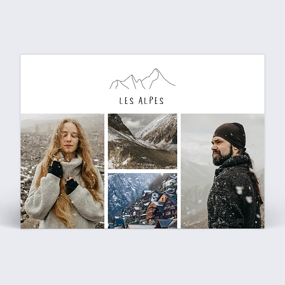 Carte Postale Montagne Paysage