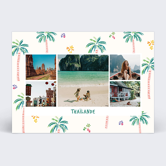Carte postale Motif Palmier