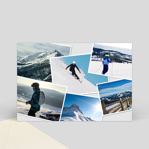Carte Postale Multiphotos hiver