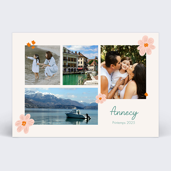 Carte postale Parterre de Fleurs