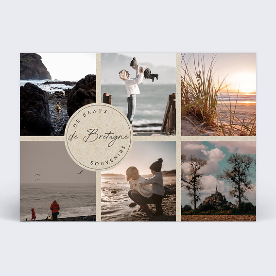 Carte postale Pastille Automne