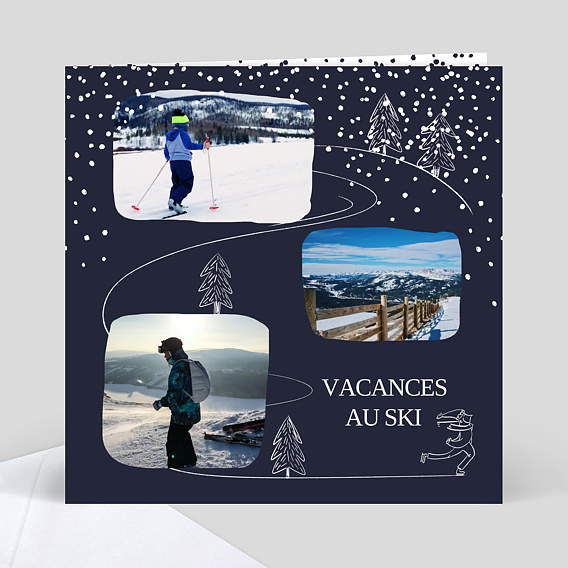 Carte Postale Patins à glace