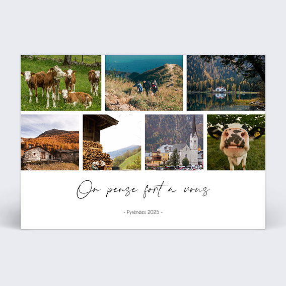 Carte postale Petits Randonneurs