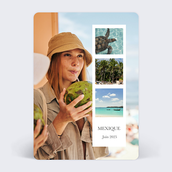 Carte postale Photomaton Portrait