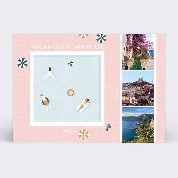 Carte postale Pool