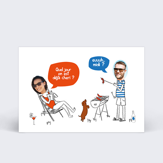 Carte Postale Quel jour on est ?