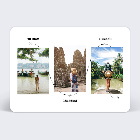 Carte postale Roadtrip avion
