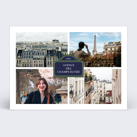 Carte postale Rues de Paris