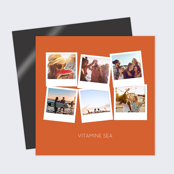 Carte postale Polaroïd Couleurs