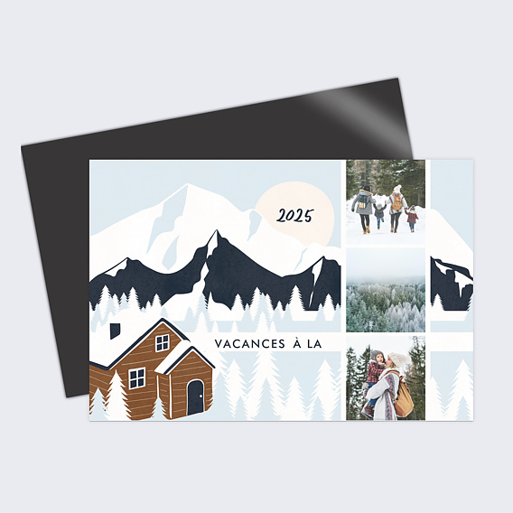 Carte postale Chalet à la montagne