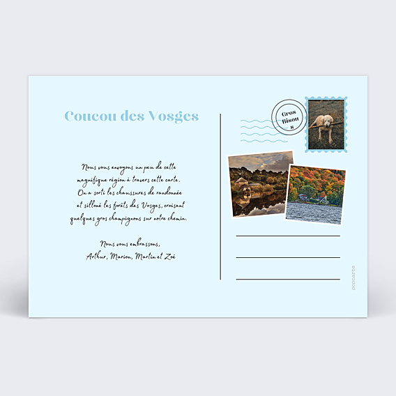Carte Postale Escapade Ensemble