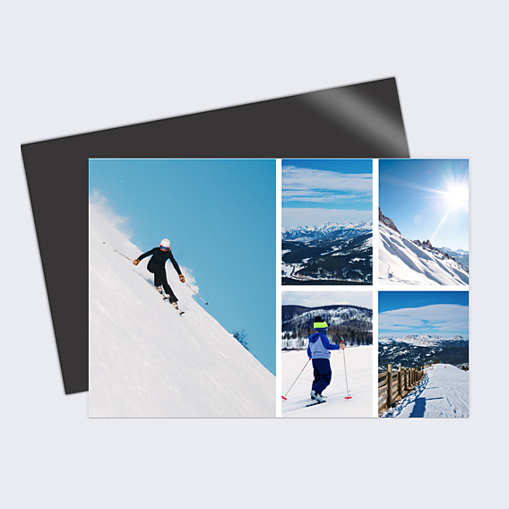 Carte Postale Multiphotos 5 Photos Montagne
