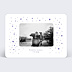 Carte Postale Flocons Bleus