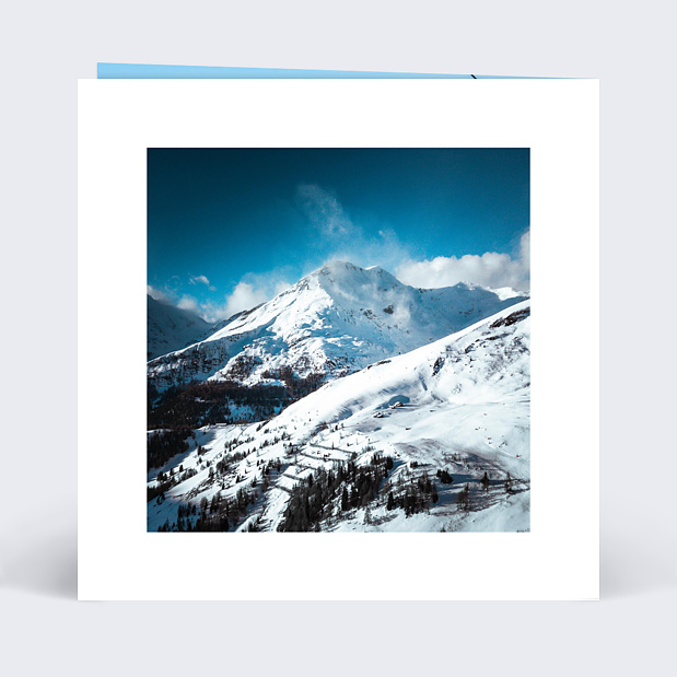 Carte Postale Bel Hiver Verso
