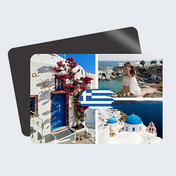 Carte Postale Drapeau Grèce