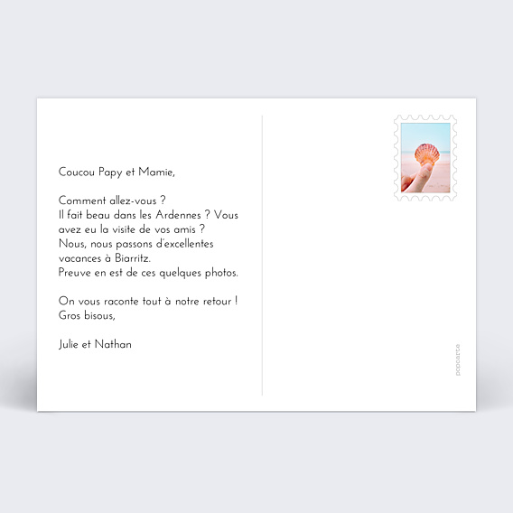 Carte Postale Multiphoto 3 verticale