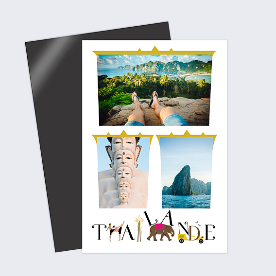 Carte Postale Typographie Thaïlande