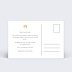 Carte Postale Ligne Ocre